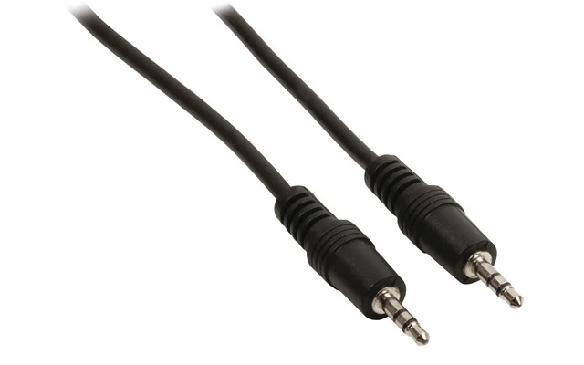 Imagenes de Cable de audio jack estéreo de 3.5 mm macho - 3.5 mm macho de 5.00 m en color negro - Valueline 