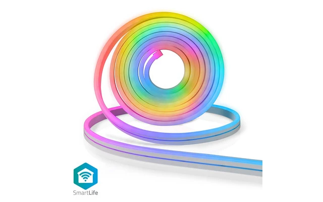 Tira de LED a todo color SmartLife - Wi-Fi - Multicolor - 5000 mm - IP65 - 960 lm - Android