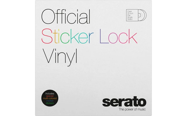 Serato Sticker Lock Vinyl - Pareja