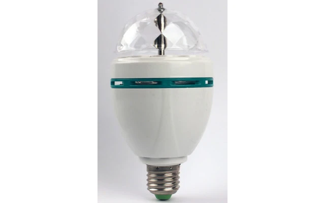 Lampara LED E27 3,5WATT RGB - Efecto rotación