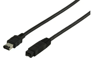 Cable FireWire IEE 1394B 800 Mbps 6 Pins >> 9 Pins - 1.8 Metros