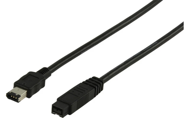 Cable FireWire IEE 1394B 800 Mbps 6 Pins >> 9 Pins - 1.8 Metros