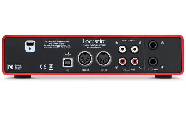 Focusrite Scarlett 2i4 2nd Gen