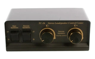 Conmutador altavoces con control volumen