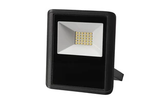 Proyector LED para exterior - 20 W - Blanco neutro - Color Negro