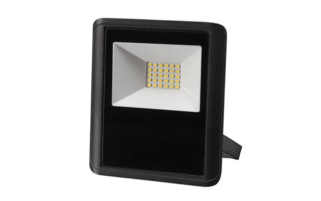 Proyector LED para exterior - 20 W - Blanco neutro - Color Negro