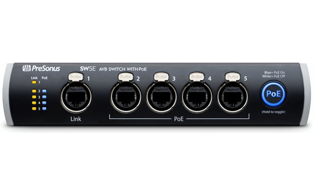 PreSonus SW5E AVB Switch