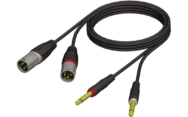 Adam Hall ProCab KCREF708150 - 2x XLR macho to 2x 6.3 mm Jack 