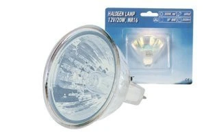 Bombilla halogena, 20W/12V - MR16 - Azul