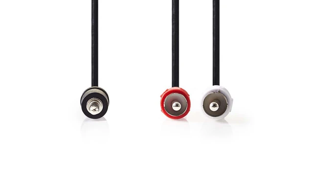 Cable de Audio Estéreo - Macho de 3,5 mm - 2x RCA Macho - 3 metros