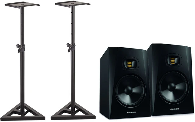 2x Adam T8V + Soporte de suelo para monitores