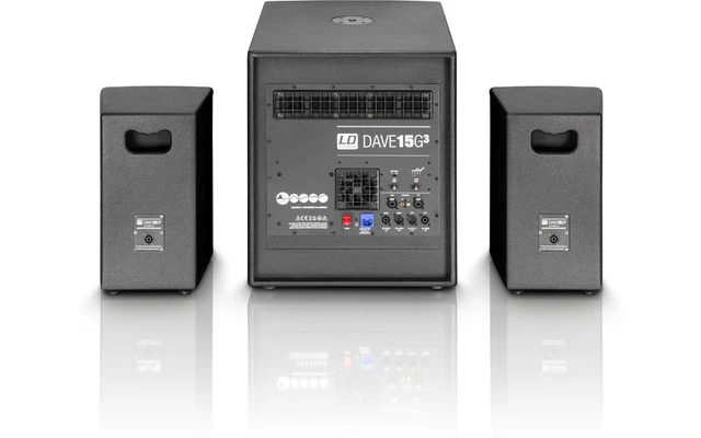LD Systems Serie Dave G³ - Sistema compacto de PA activo 15