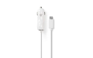 Cargador para Coche - 3,0 A - Cable fijo - USB-C™ - Blanco - Nedis CCHAC300AWT