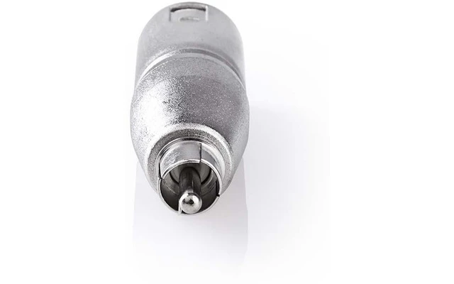 Adaptador XLR - XLR de 3 pines macho - RCA macho  - Metal