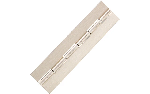 Adam Hall Hardware 2603 - Bisagra de aluminio Piano sin perforar
