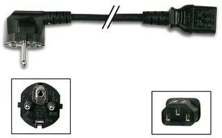 CABLE DE ALIMENTACIÓN L=3m  GRIS
