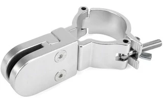 RIGGATEC 400201301 Semiabrazadera (48-51 mm) con soporte para vidrio (6-10 mm) hasta 20 kg