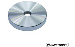 Omnitronic adaptador para vinilos de 7" (centrador tocadiscos)
