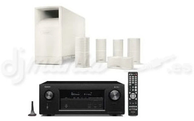 Denon AVR X2400 + Bose ACoustiMass 10 Blanco