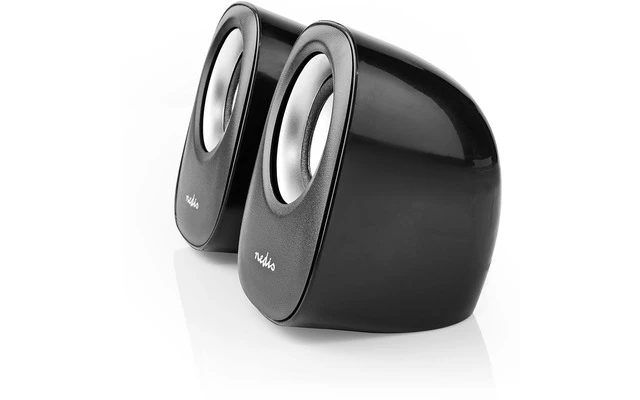Altavoz de PC - 2.0 - 12 W - Interruptores: 1x 3.5 mm - Alimentado por USB - Control de Volumen
