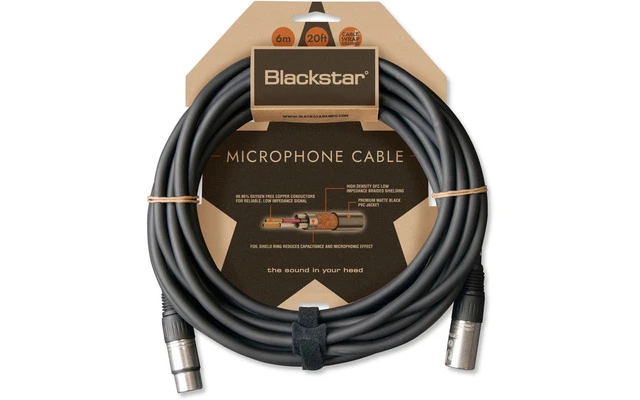 BlackStar XLR Cable 6M F/M