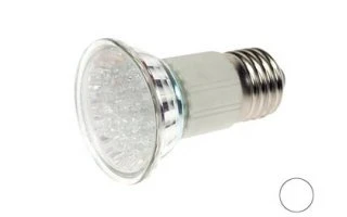 BOMBILLA LED E27 - COLOR BLANCO - 240VAC - 18 LEDs