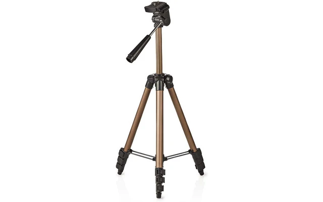 Trípode - Panorámica e Inclinación - Hasta 1,5 kg - 105 cm - Negro/plata - Nedis TPOD2000BZ