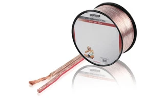 Cable de Altavoz en Bobina 2x 1.50 mm² Transparente