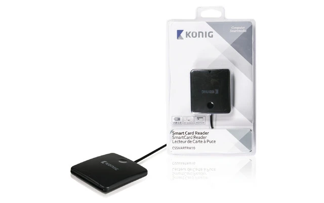 Lector de tarjetas inteligentes USB 2.0 - König CSSMARTRW10