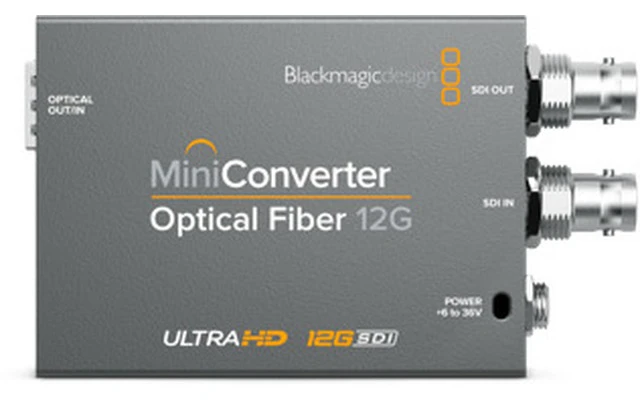 BlackMagic Mini Converter Optical Fiber 12G