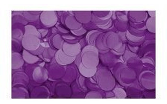 Showtec Recarga Confeti redondo 55x17mm Morado
