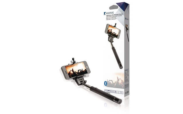 Monopié para autorretratos con obturador y Bluetooth