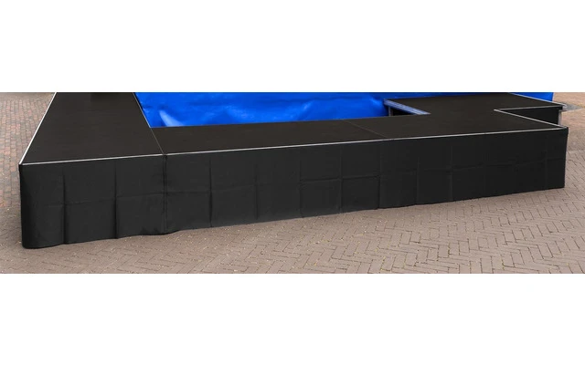 Power Dynamics SKIRT-S40 Stage Skirt Poly Straight 6m x 40cm
