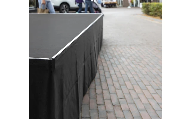 Power Dynamics SKIRT-S40 Stage Skirt Poly Straight 6m x 40cm