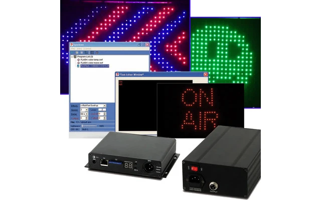 Dune LC-P180/3X2 - Cortina LED con controlador 3x2m