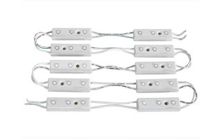 Imagenes de MÓDULOS DECORATIVOS CON LEDs - COLOR BLANCO FRÍO - 12V - 6400K