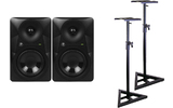 2x Mackie MR524 + Soportes de suelo para monitores