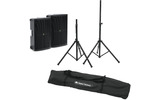 2x Mackie Thump 212 + Conjunto tripode altavoz con funda