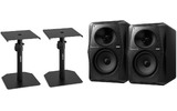 2x Pioneer DJ VM-50 + Soportes de mesa para monitores