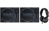 2x Technics SL-1210 Mk7 + Technics EAH-DJ 1200