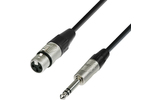 Adam Hall Cables K4 BFV 0750 Cable de Micro REAN de XLR hembra a Jack 6,3 mm estéreo 7,5 m