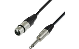 Adam Hall Cables K4 MFP 0900 Cable de Micro REAN de XLR hembra a Jack 6,3 mm mono 9 m