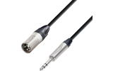 Adam Hall Cables K5 BMV 0150 Cable de Micro Neutrik de XLR macho a Jack 6,3 mm estéreo 1,5 m