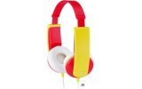 Auriculares MP3 para niños con colores vivos rojo