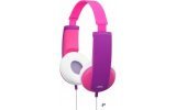 Auriculares MP3 para niños con colores vivos rosa