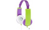Auriculares MP3 para niños con colores vivos violeta
