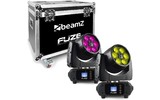 BeamZ Fuze610Z Wash LED 6x10W RGBW Zoom Set con FlightCase