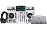 Denon DJ Prime 4 Plus White Edition + Technics EAH-DJ1200 + DeckSaver