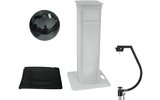 EUROLITE Set Bola de espejos 30cm negra con Stage Stand variable + Funda negra