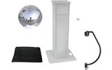 EUROLITE Set Bola de espejos 50cm con Stage Stand variable + Funda negra